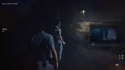 Kill or Terrify the Orderly objective line beside the Grabbing Victims tutorial card explaining the LT grab during the Halloween: The Game Prologue at Smith's Grove
